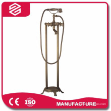 brass bath shower sets floor stand drill free shower set